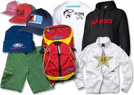 Embroidered jackets, caps and polos