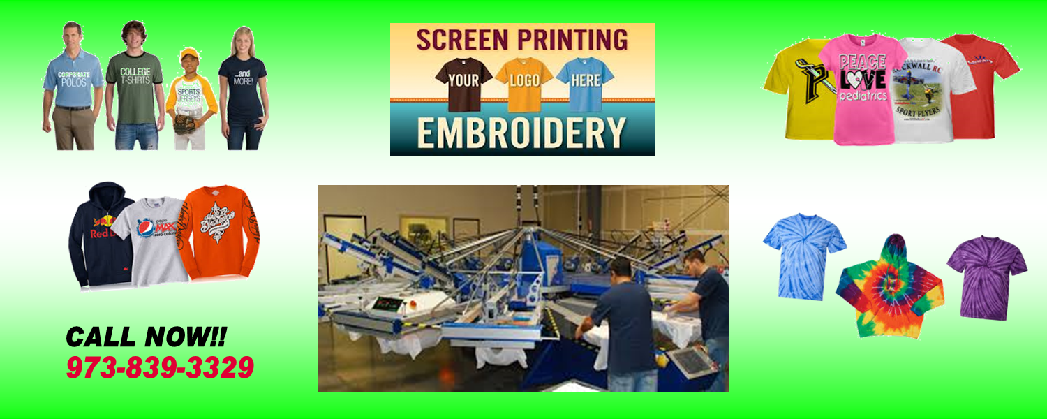 Screen printed shirts